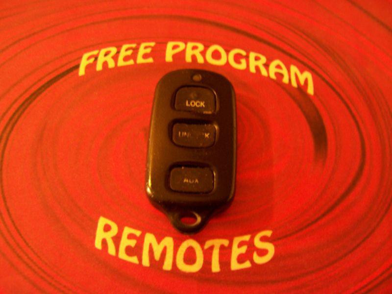 Keyless remote 03-06 toyota vip rs3200 4runner tundra tacoma bab237131-056
