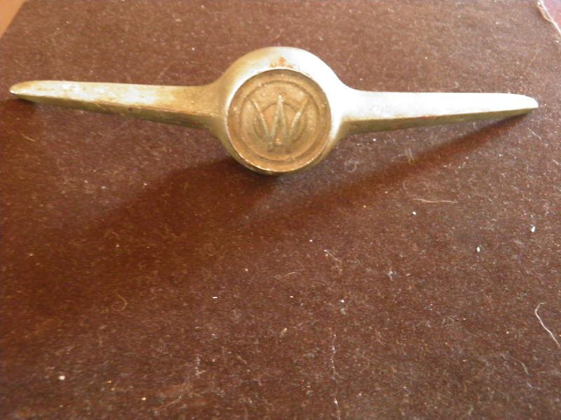 Old willys jeep or pickup truck ornament / emblem