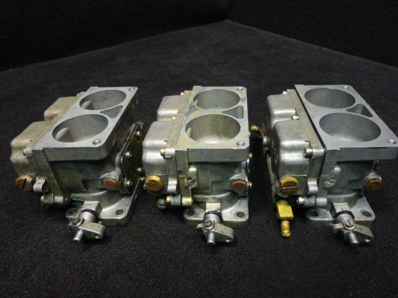 Top.middle,bottom carburetors~mercury racing 1978-1990 200 hp motor~obsolete~625