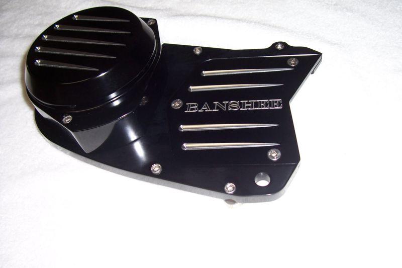 Purchase YAMAHA BANSHEE 3PC STATOR COVER BLACK ANODIZED BILLET ATV ALL