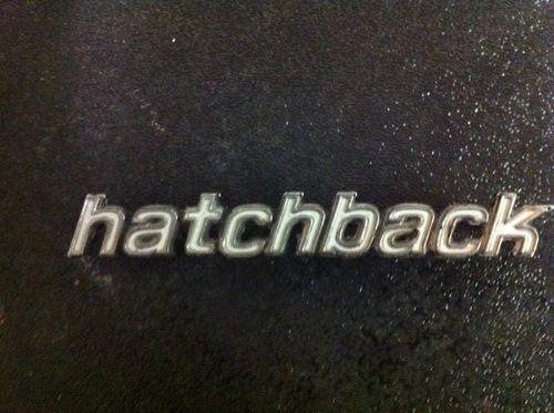 1973 74 Chevy Nova Hatchback Emblem Side Hatchback Script Emblem , US $20.99, image 2