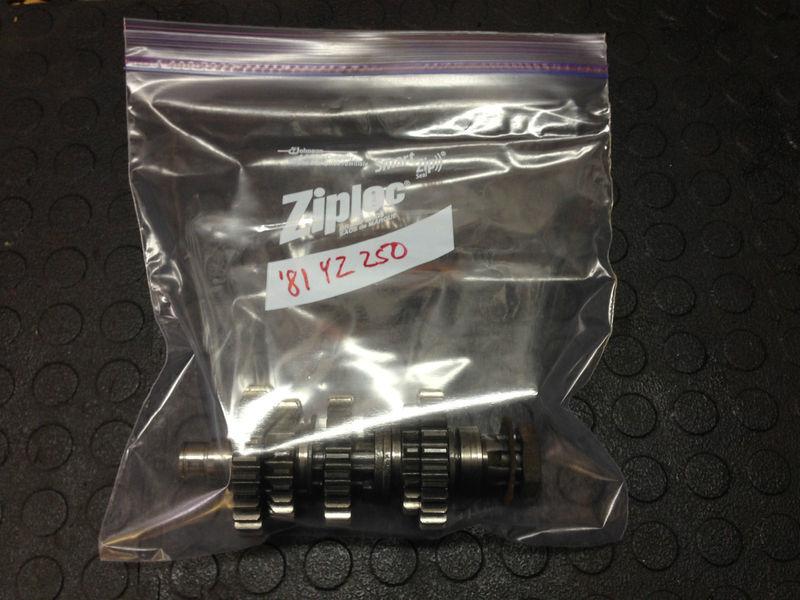 1980-1981 Yamaha YZ250 Transmission Counter Shaft YZ 250 Output Trans Gears, US $70.00, image 5