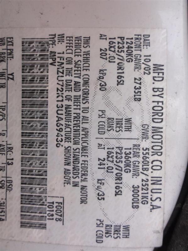 98-00 01 02 03 04 05 ford explorer starter motor 4 dr exc. sport trac 6-245 4.0l