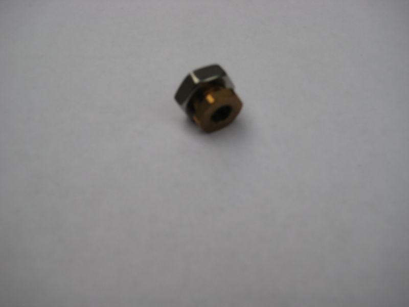 Nos/nitrous/nx/zex/edelbrock/holley/ nozzle mount kit#17283 1/16" nut+collar kit