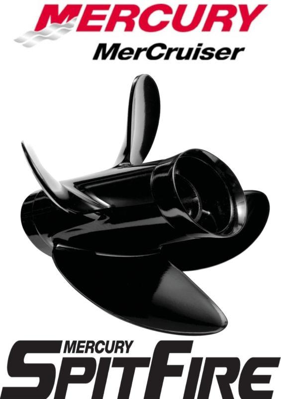 New oem mercury spitfire propeller 48-8m8026580 13.4 x 15 rh al 4 bl