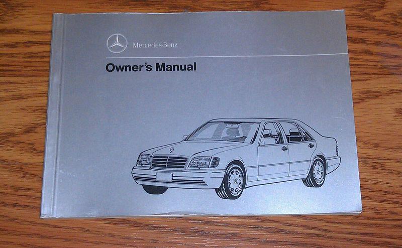 1994 mercedes s 600  owners manual  / 94 s60 owners manual 