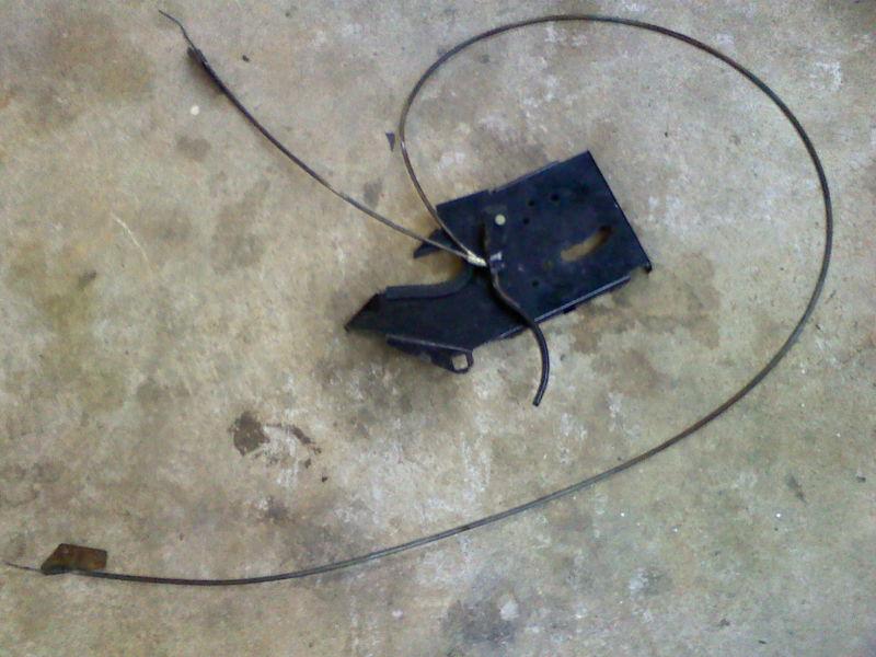 Purchase Jaguar hood release release latch and both cables in