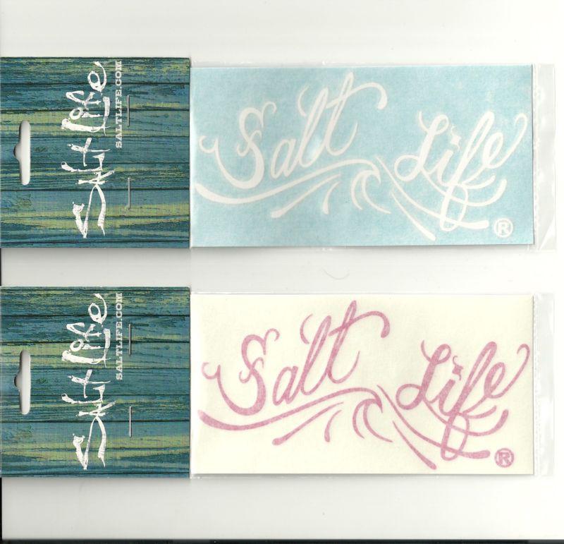 Salt life decal- small 6" - og - 3 colors