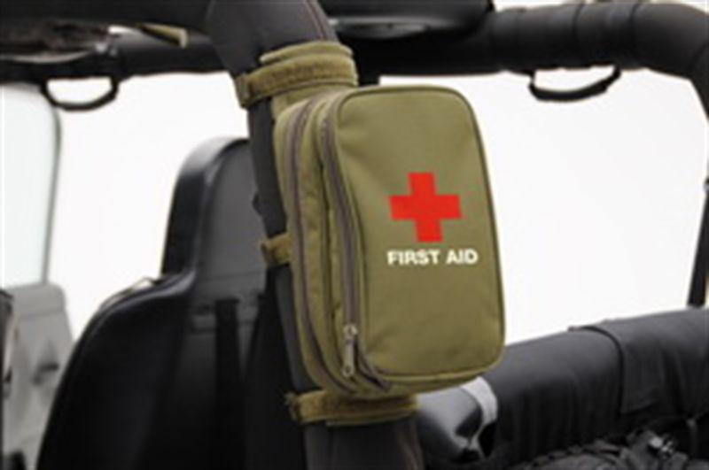 Smittybilt first aid kit bag roll bar mount 769541 jeep wrangler cj-7