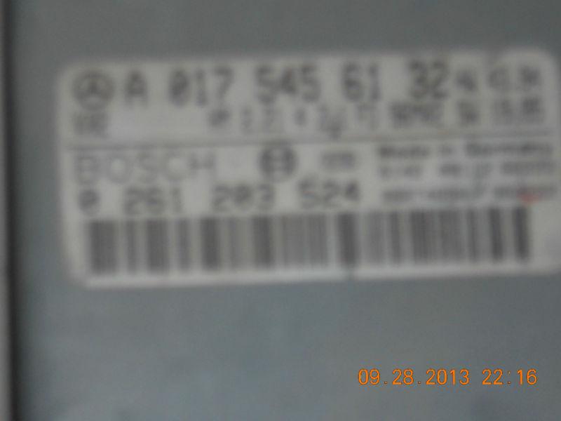 1996 mercedes c220 ecm ecu computer a 017 545 61 32