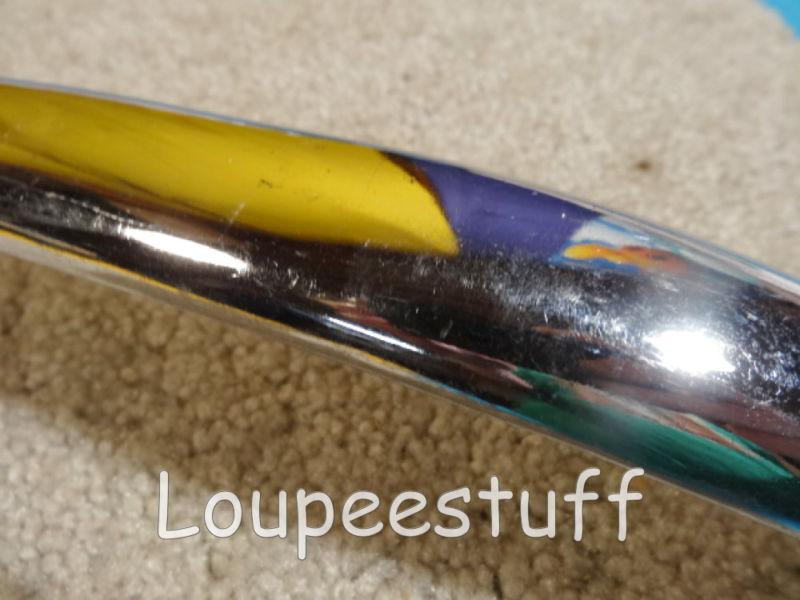 VINTAGE HOOD CHROME 18 1/2