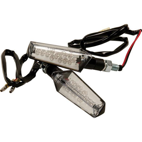 Black bikemaster prism ii led turn signal