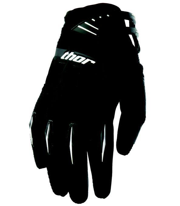 Thor 2013 womes spectrum gloves black mx motorcross atv l large new