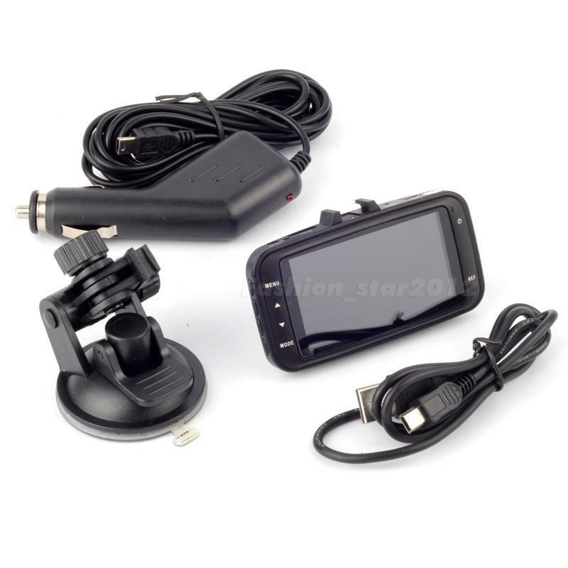 2.7 inch big screen vision fhrg gs8000 hd car recorder 1080p