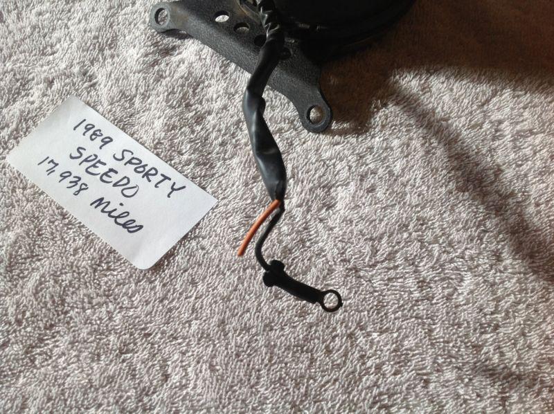 Harley Davidson SPORTSTER SPEEDOMETER AND MOUNT 1989 XLH, US $49.99, image 4