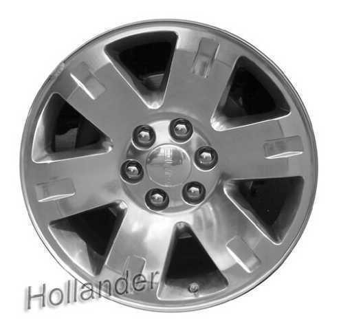 07 08 09 10 11 12 13 gmc yukon wheel 20x8-1/2 6 spoke polished finish opt rdp
