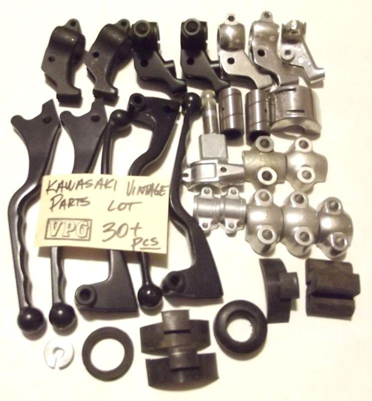 Kawasaki vintage motorcycle parts lot 30+ pieces all nos oem vgc
