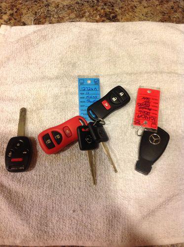 Keyless remotes