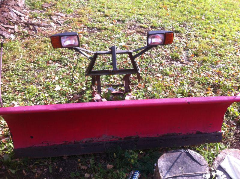 Buy WESTERN SNOW PLOW (7' 6") WITH PUMP, LIGHTS CABLES AND MOUNT in