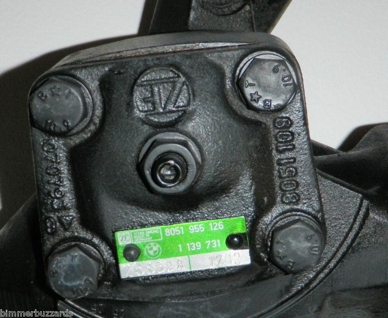 BMW E34 ZF 525I 535I POWER STEERING PUMP GEAR BOX & ARM HYDRO RACK M50 M30, US $71.95, image 3