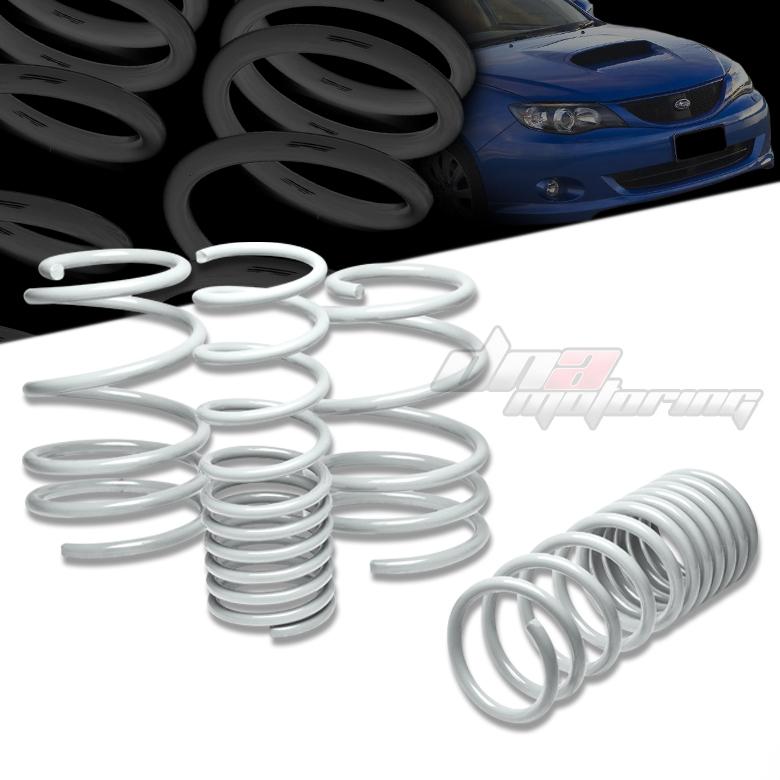 Impreza wrx/sti 08-11 1.5"drop suspension white racing lowering spring/springs