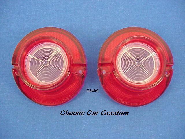 1964 chevy back up light lens. (2) brand new pair!