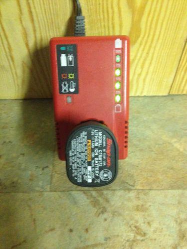 Snap On Tools 7.2 Volt Lithium Ion Battery Ctb6172 And Battery Charger Ctc772, US $0.99, image 1