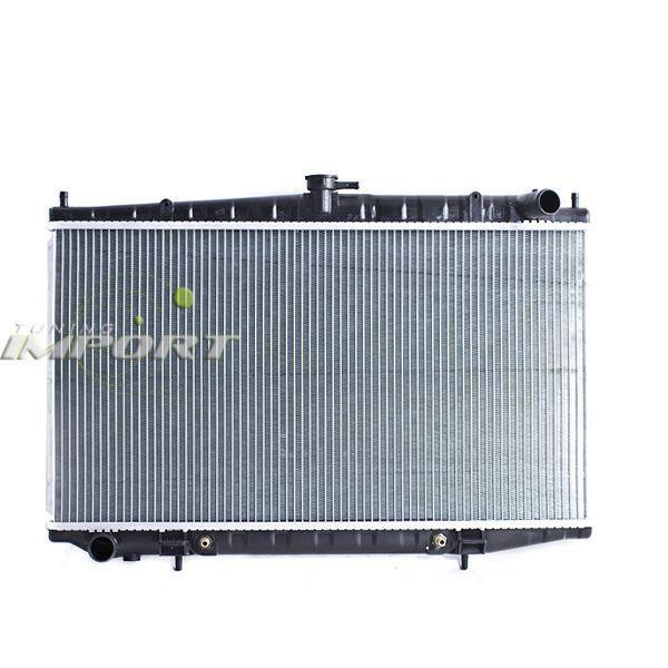 1998-1999 nissan altima 2.4l ka24de a/t cooling radiator replacement assembly