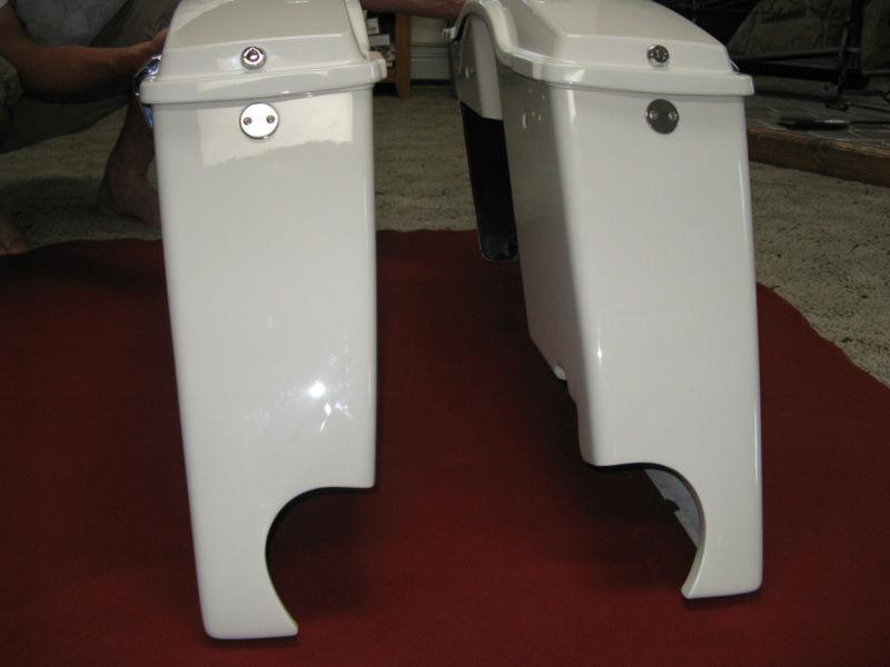 Harley Davidson Stretched Police Hard Bags / Saddlebags with Hardware, US $375.00, image 3