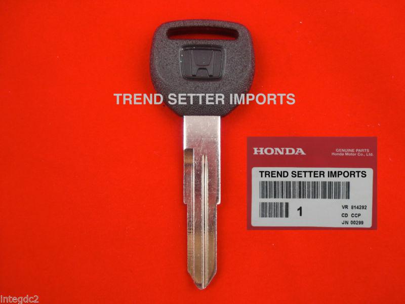 Genuine honda oem uncut key blank accord cr-v odyssey prelude civic/crx del sol