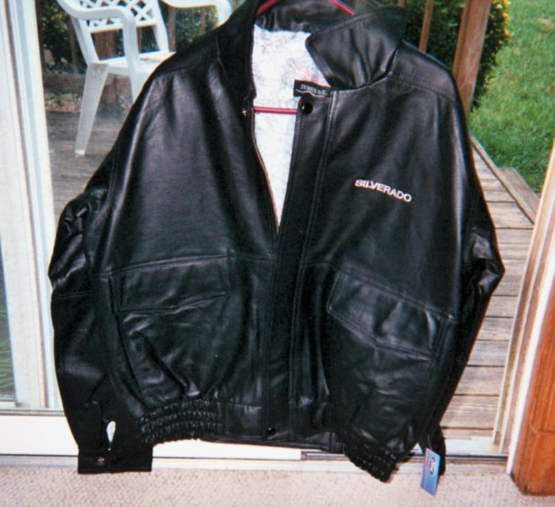 Brand new silverado large leather bomber jacket - free shipping