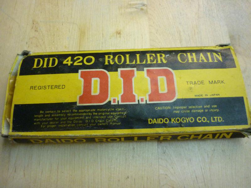 Did d.i.d 420 daido roller chain 100 links made in japan