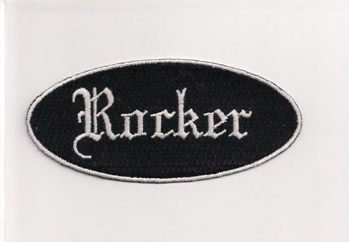 Rocker old english oval patch, 4 inch. 59 club.triumph. ace cafe racer ton up
