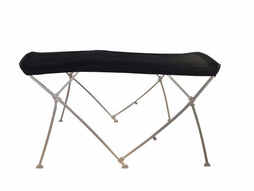 Pontoon bimini top  8' long - sunbrella - 1" curved frame metal fittings