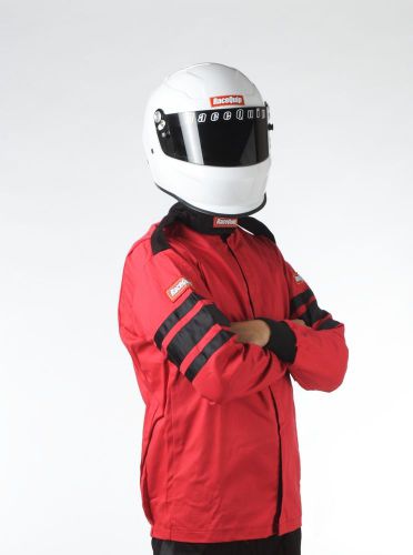 Racequip new return sfi-1 3xl red jacket driving racing firesuit nomex 111018