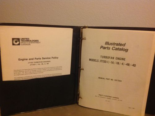 Pratt and whitney jt15d illustrated parts manual