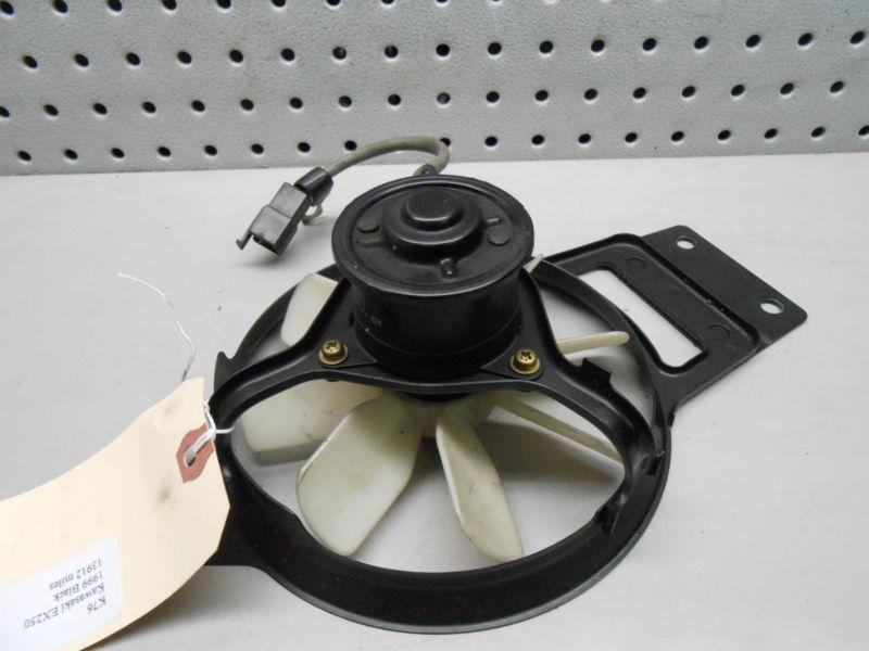K76 kawasaki ex250 ex ninja 250 250r 1999 radiator cooling fan