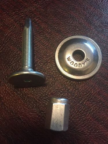 Woodys mea-bite carbide studs and aluminum backing plates - 96 count