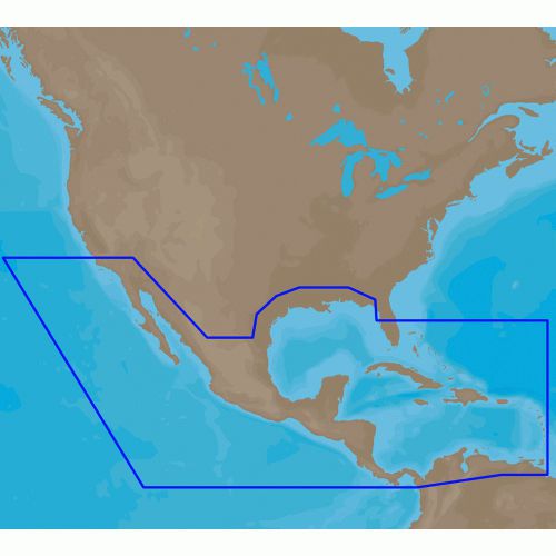New c-map na-d027-full 4d na-d027 - central america &amp; caribbean - full content