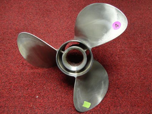 Mercury quicksilver stainless steel prop 28p 48-823669 a6