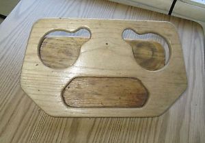 Cup holder custom van for engine cover console wood