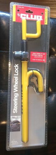 The club 900 steering wheel lock yellow car anti theft protection auto lock-new