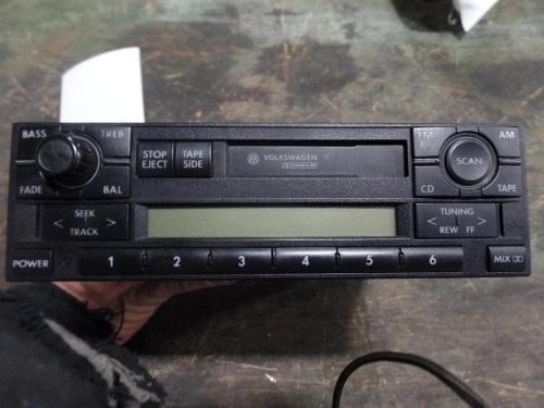 98 volkswagen jetta radio av equipment am-fm-stereo-cassette 1j0-035-180