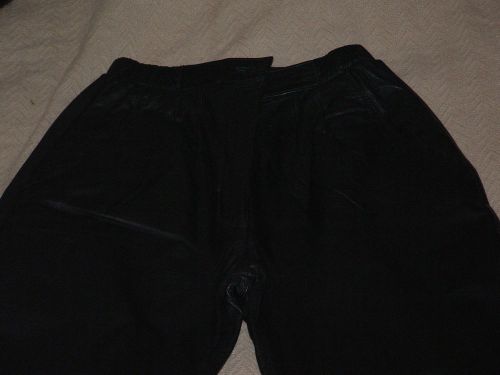 Black   leather  pants   size: 4 - womans