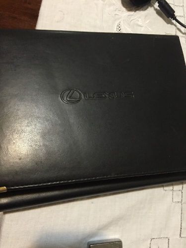 2002 lexus rx 300 owner&#039;s manual w/ leather case