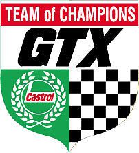 Castrol gtx motor oil - vintage 1960's 70's racing decal sticker