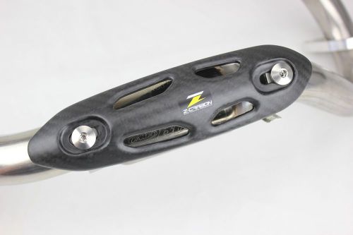 Z-carbon fiber exhaust pipe header guard cover for fmf powerbomb zc31-3000 bomb
