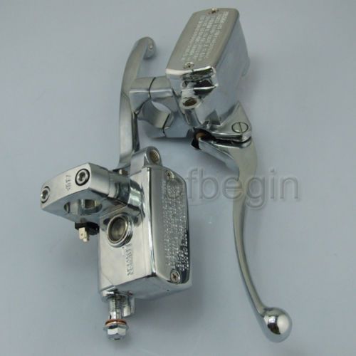 New motorcycle 1" handlebar brake hydraulic control cylinder master clutch lever
