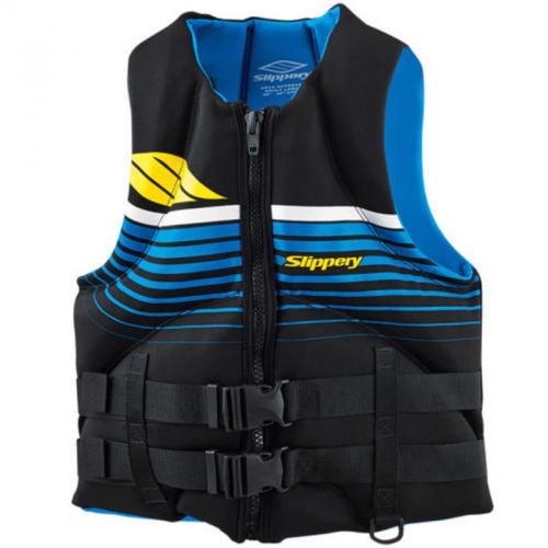 Slippery surge neo watercraft vest 2016-black/blue-sm
