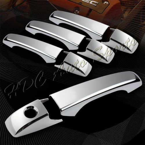 For 2007-2011 dodge journey/avenger mirror chrome door handle cover cap trim kit